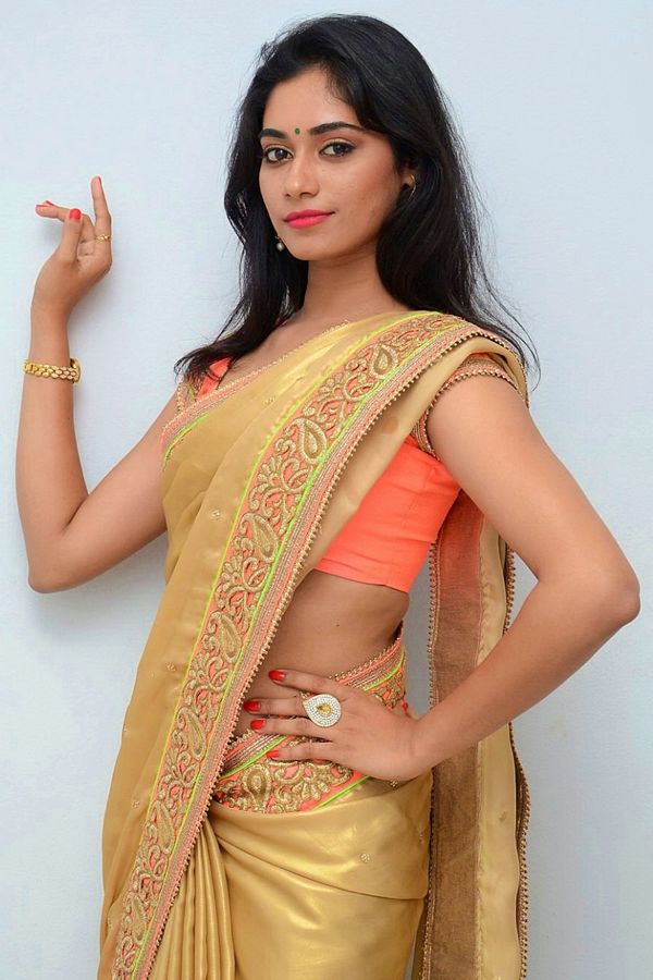 Sexy saree Sruthi Mol nude hip