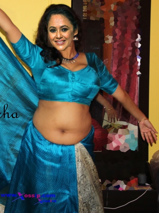 Sreelekha Mitra nude blouse deep naked navel saree show
