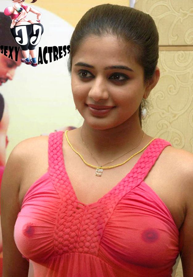 Priyamani nipple visible in low neck hot top without bra inside