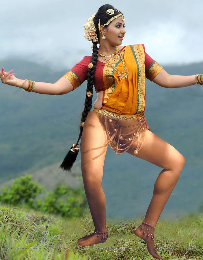 Anjali nude thigh hot naked leg in saree - Heroine-XXX.com