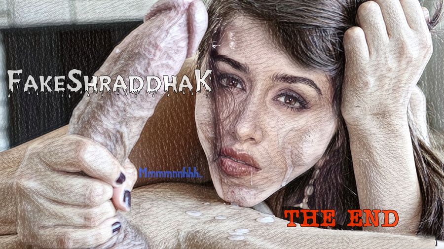 Nude handjob Shraddha Kapoor cum on her face pic