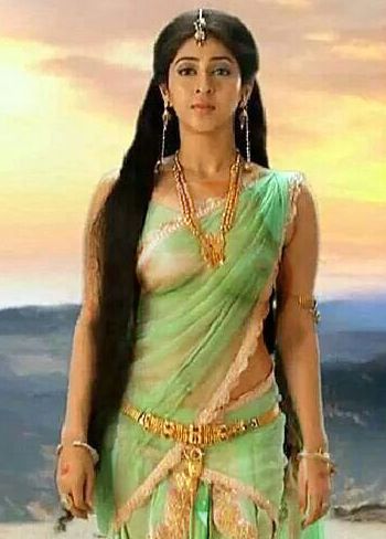 Hot Sonarika Bhadoria nude nipple see in transparent saree without blouse