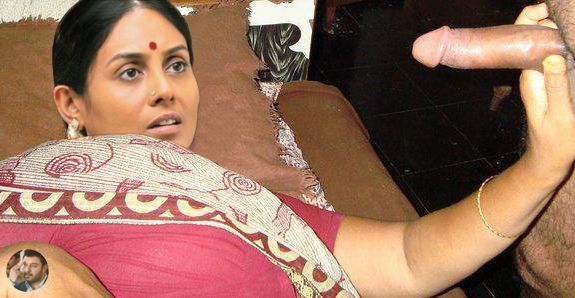 Saranya Ponvannan handjob nude cock without condom