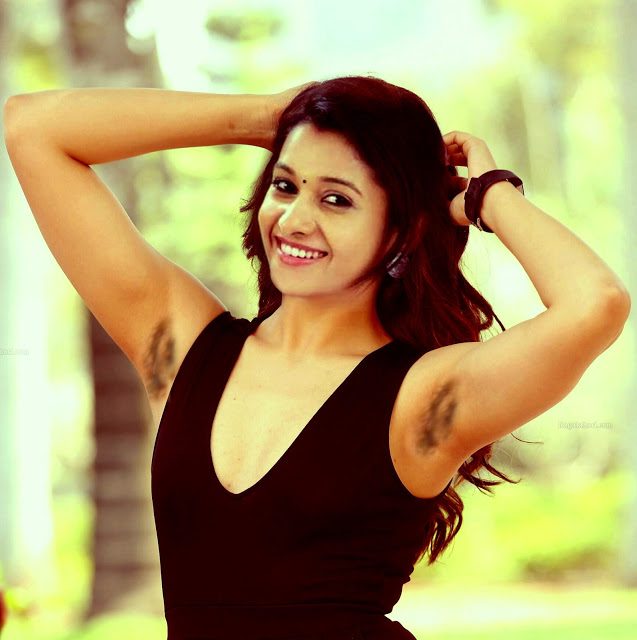 Priya Bhavani Shankar forgot to shaved her hairy armpit wearing low neck sleeveless top