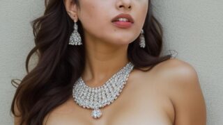 Priyanka Arul Mohan cute boobs dusky nipple neckless no dress
