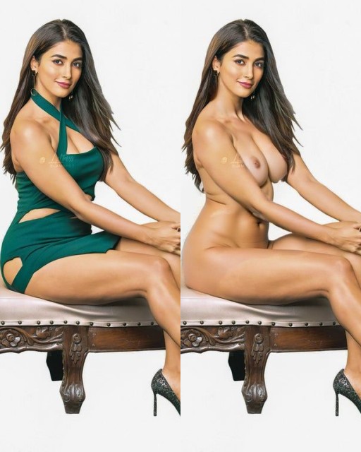 Pooja Hegde mini skirt removed naked bold shoot video