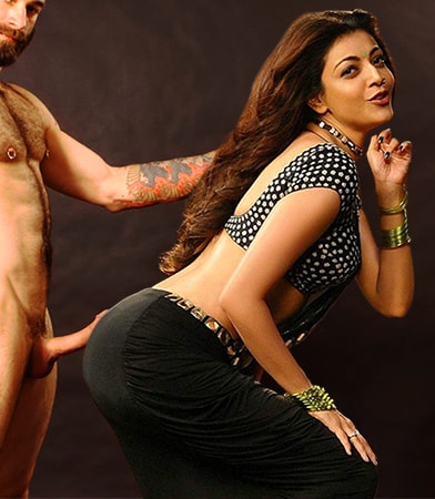 Naked bareback kajal agarwal hot ass fucked in saree