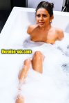 Rakul Preet Singh nipple exposed bathtub shop ad behind the scene