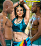 Priyanka Arul Mohan shaved armpit naked hip show sexy blouse