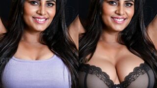 Jyothi Yadav busty black bra hot