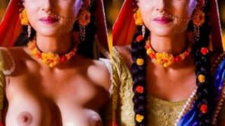 Mallika Singh blouse removed nude boobs nipple