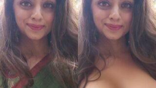 Shrutii Marrathe hot Saree blouse removed big boobs milk tank nipple