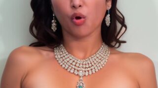Priyanka Arul Mohan sexy boobs black nipple naked pose