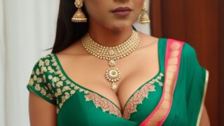 Shivangi Joshi cleavage low neck hot blouse