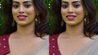 Kamakshi Bhaskarla hot saree removed naked sexy boobs nipple show
