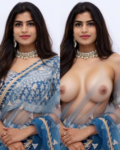 Srilekha Honey hot transprent saree nude boobs nipple without blouse