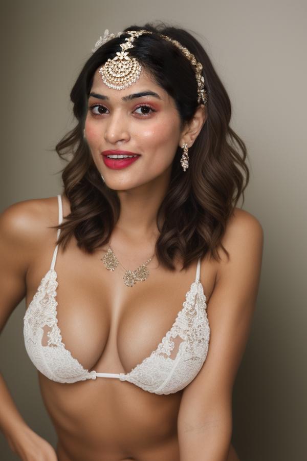 Subhashree Rayaguru white bra cleavage hot pose