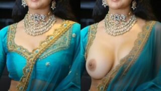 Vimala Raman sexy nude small boobs nipple without blouse hot half saree