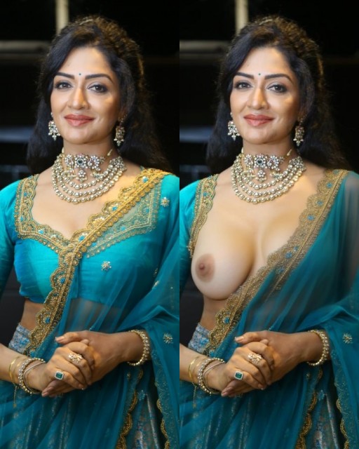Vimala Raman sexy nude small boobs nipple without blouse hot half saree