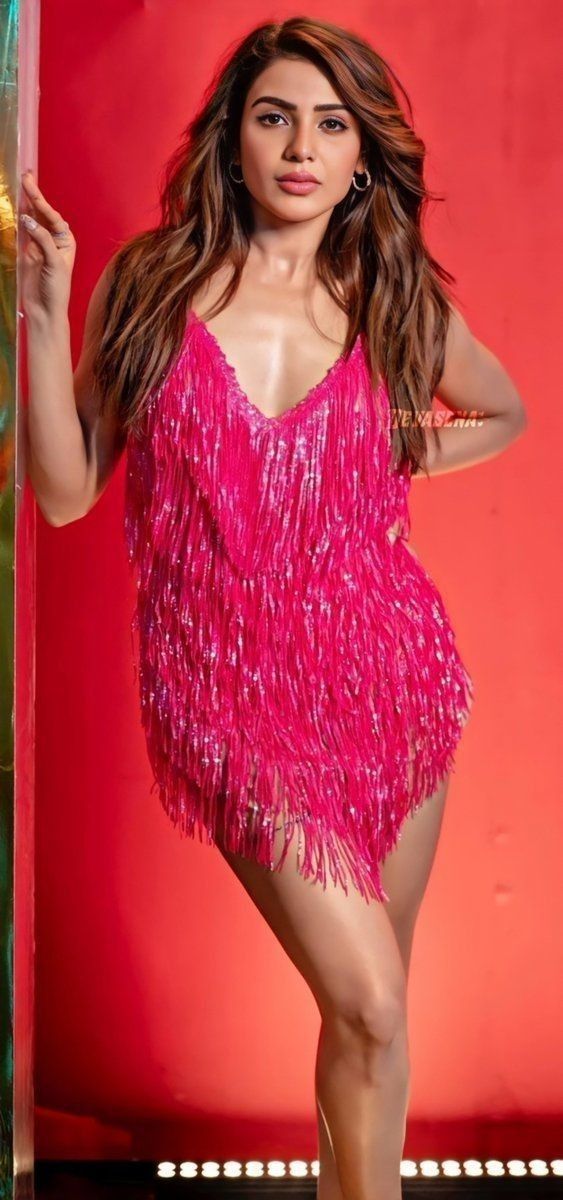Samantha Ruth Prabhu pink mini skirt removed naked sexy body pose video