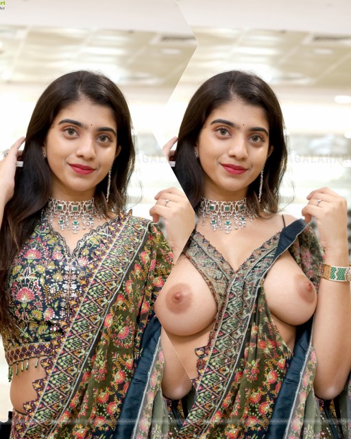 Nikita Choudary blouse removed nude boobs nipple